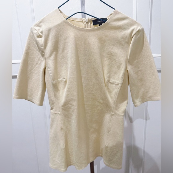 Theory Shell Cotton Ponte Top - Picture 1 of 10